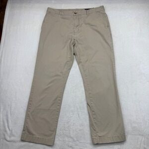 Vineyard Vines Breaker Pant Khaki Mens 36x30 Classic Fit Stretch Cotton Chino